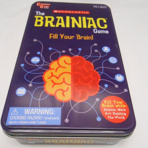 New Scholastic The Brainiac Game Fill your Brain! ages 6+ 🎁  2-4 players - Picture 1 of 11
